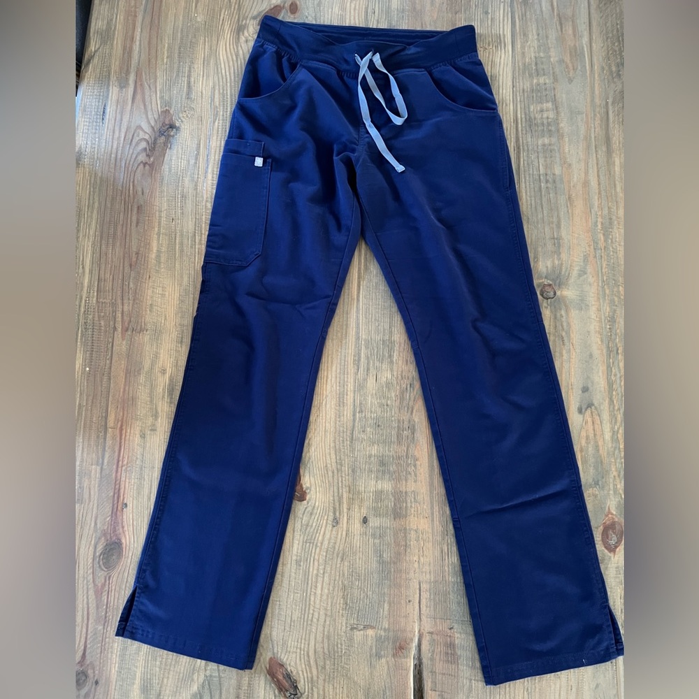 Figs Kade Cargo Scrub Pants Navy Small